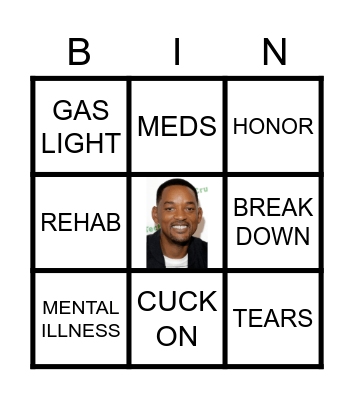 WILL SMITH BINGO Card