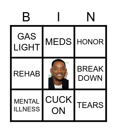 WILL SMITH BINGO Card