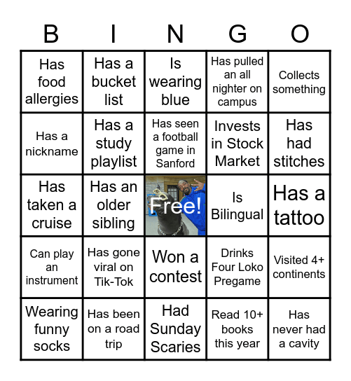 Social Media Bingo Card