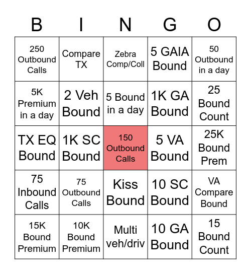 GAIA Week of 4/3/22 Bingo Card