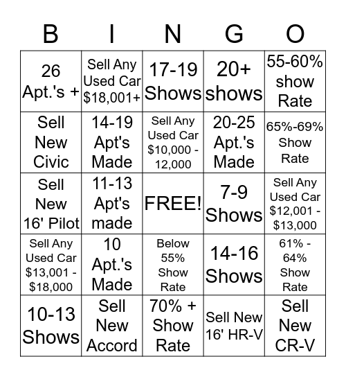 CCC BINGO - 8/17 - 8/22 Bingo Card