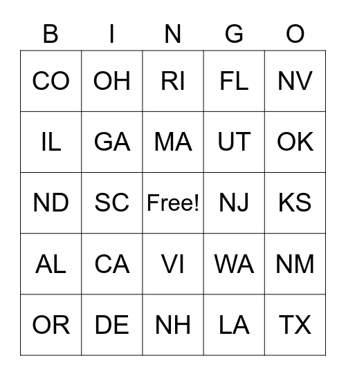 SPAM CALL BINGO Card