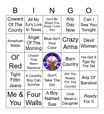 Top 50 Country Singers Bingo Card