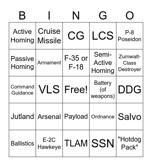 AW SUW STK Bingo Card
