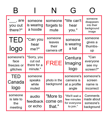 May 2022 All Hands Meeting Bingo Card