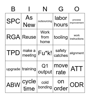 GPBF Wk2213 Bingo Card