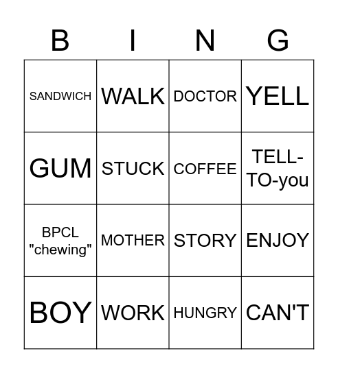 Unit 6 (6.1 - 6.6) Bingo Card