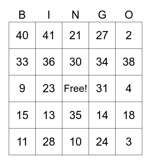 Language techniques Bingo Card