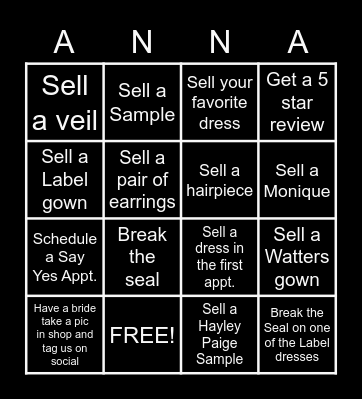 APRIL FUN! Bingo Card