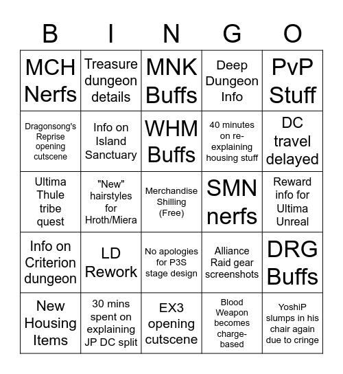 Live Letter Bingo Card