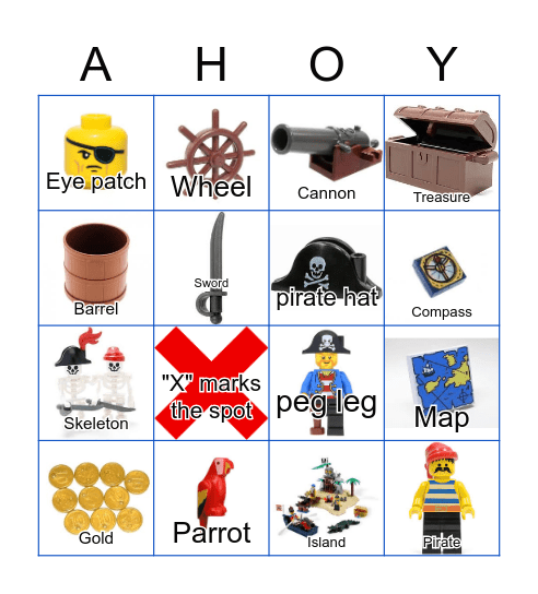 𝙿𝚒𝚛𝚊𝚝𝚎 𝙱𝚒𝚗𝚐𝚘! Bingo Card