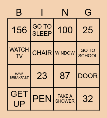 BINGO! Bingo Card