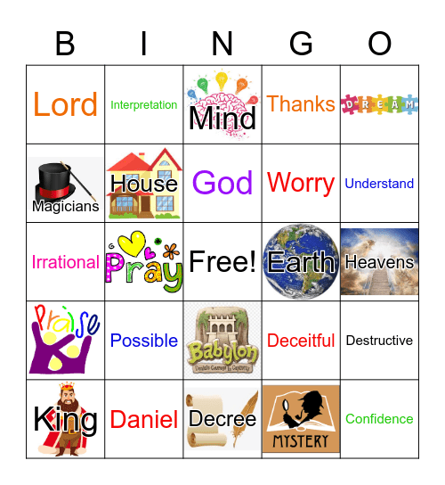 April 3, 2022 Bingo Card