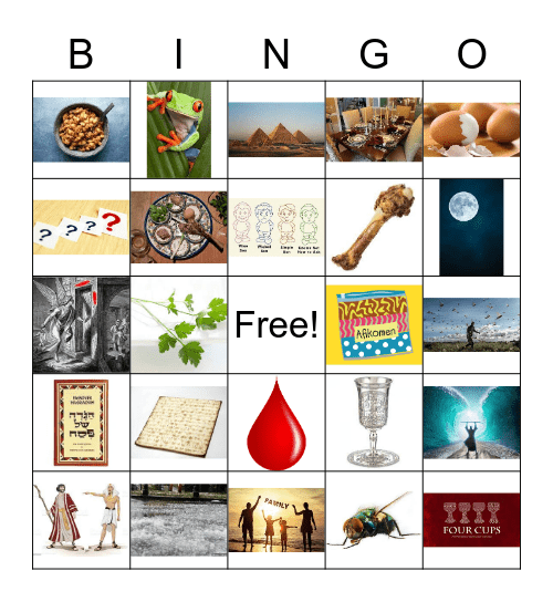 Passover Bingo Card