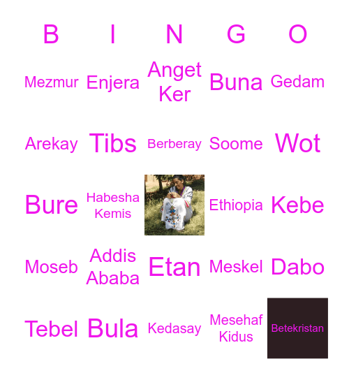 MELKAM'S BRIDAL SHOWER Bingo Card