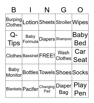 Little Miss Journey Bingo Card