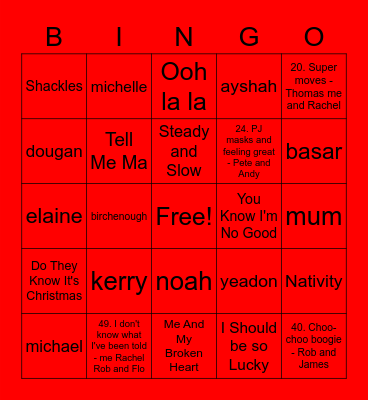 Day 2 - Kemi Bingo Card