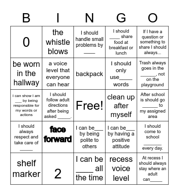 I Am ORCA Ready! Bingo Card