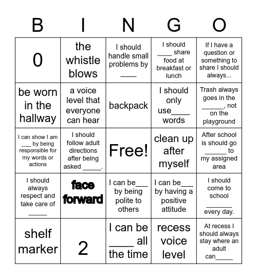 I Am ORCA Ready! Bingo Card