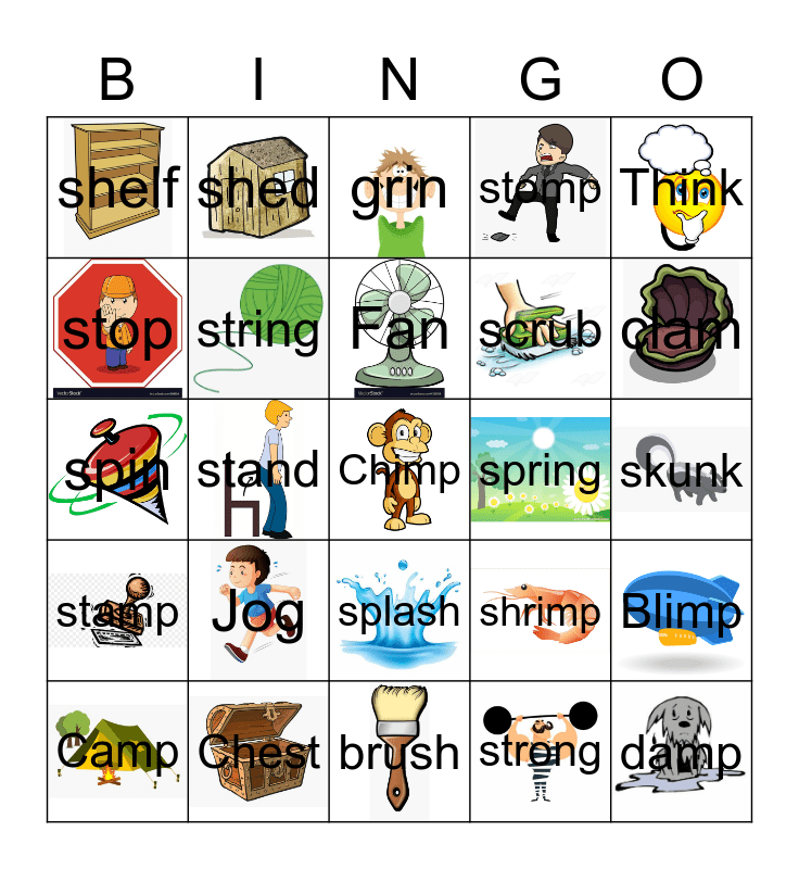 blends ccvc Bingo Card