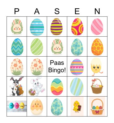 Paas Bingo Card