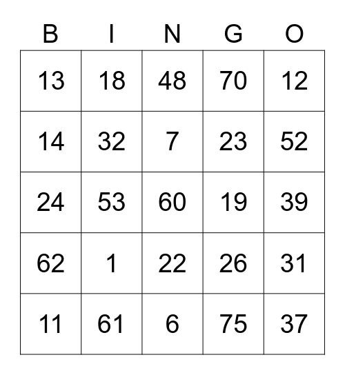 Ninten's Bingo Card (Round 2) Bingo Card