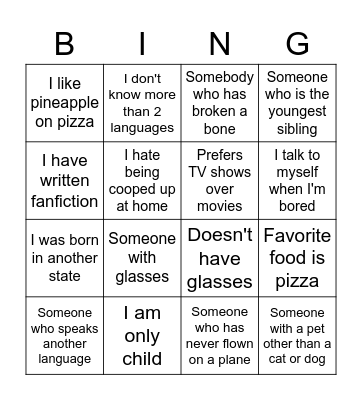 Anokha Ice-Breaker Bingo Card