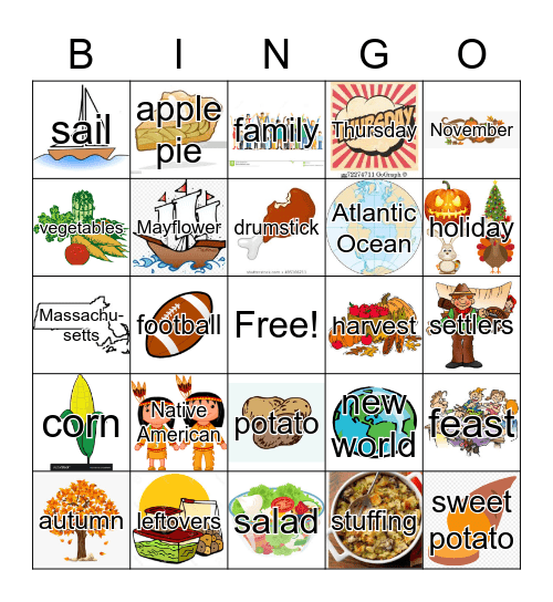 Thanksgiving! Bingo Card