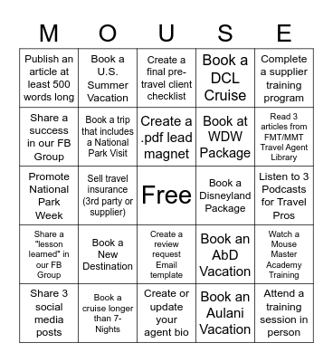 2022 Q2 FMT/MMT Game Bingo Card