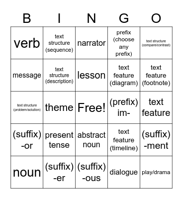 PSSA Bingo 2021-2022 Bingo Card