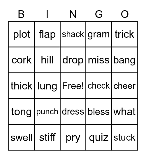 Sonday Words Bingo (Lvl 20-23) Bingo Card
