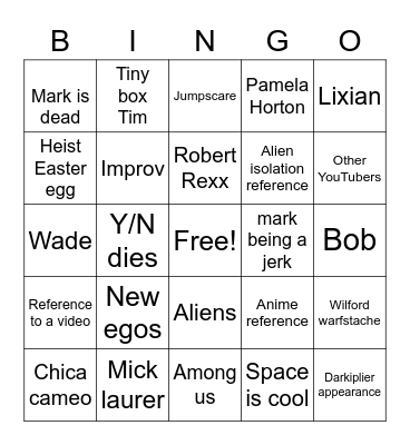 ISWM Bingo Card