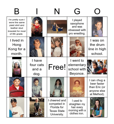 METHOD Bingo Card