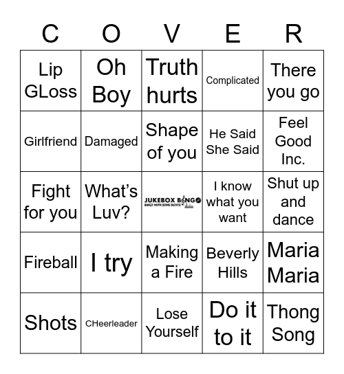 COVERALL Bingo Card