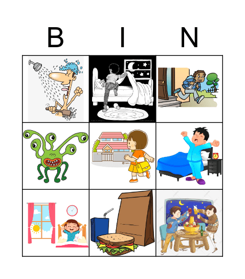 PJS3Unit7 Bingo Card