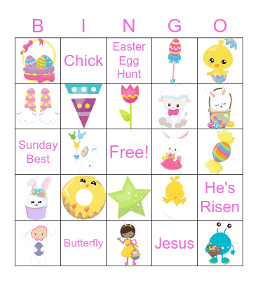 EASTER BIINGO Bingo Card