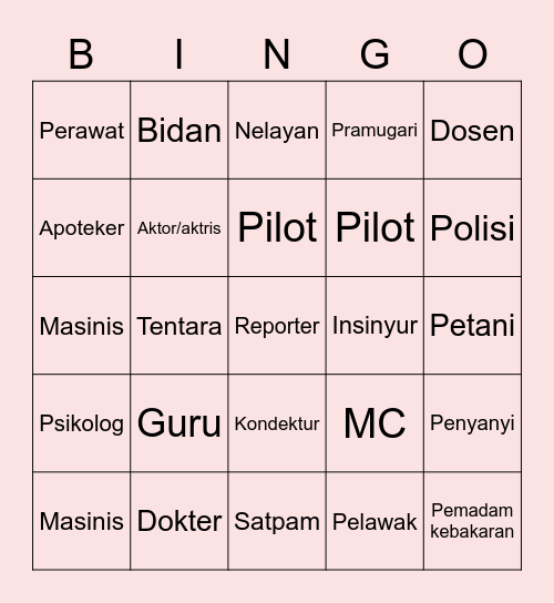 PAKWENDYS94 Bingo Card