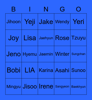 MEMBER PAK Bingo Card