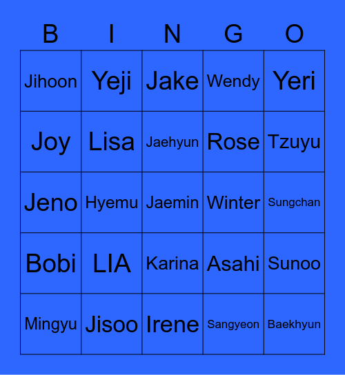 MEMBER PAK Bingo Card