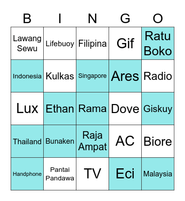 RAMA Bingo Card