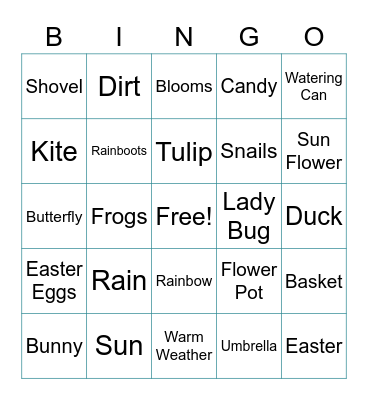 SPA Week Bingo Card