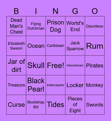 DAQ LH💜 Bingo Card
