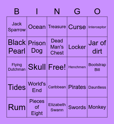 DAQ LH💜 Bingo Card