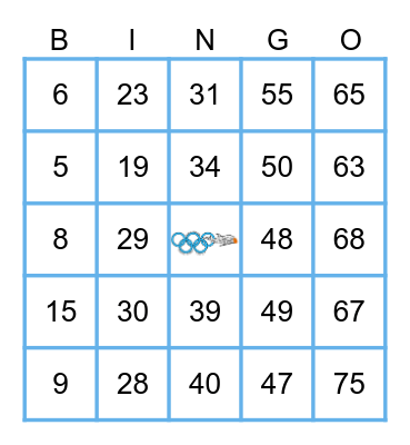 SOFTBALL BINGO (CSI v Queens) Bingo Card