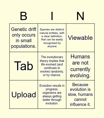 Google Docs Bingo Card