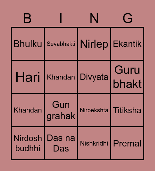 Samarpit Mandal Housieee Bingo Card
