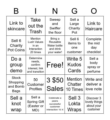 Mom's Away Bingo Card