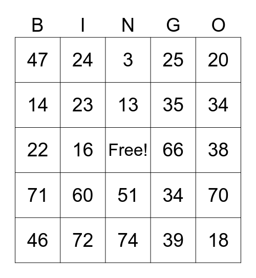 Send us to ICDC Bingo Card