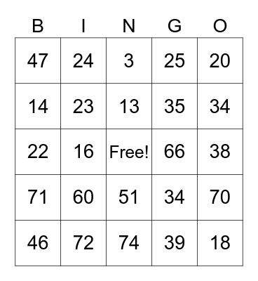 Send us to ICDC Bingo Card