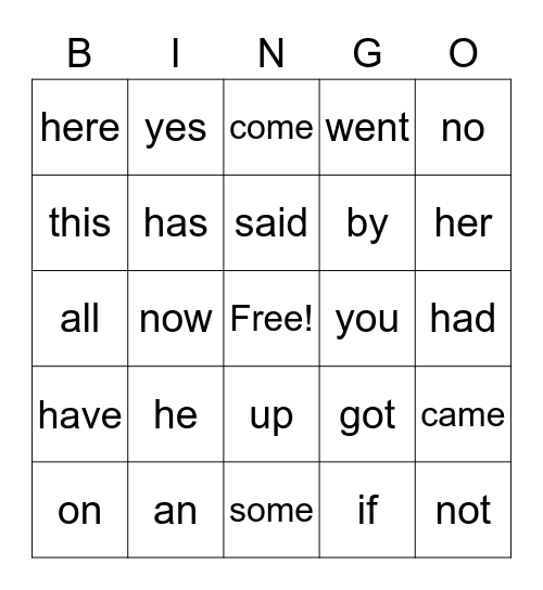 Green Book #2 Bingo Card